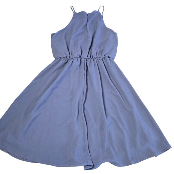 Lush Dark Blue Key Hole Dress Size: S‎ New with Tags - Picture 7 of 8